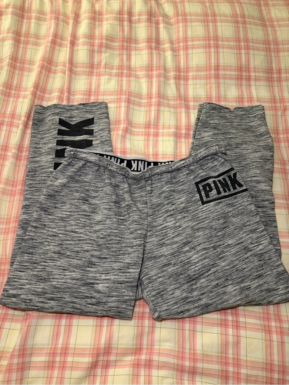 Victoria's Secret PINK Gray Heather Sweatpants